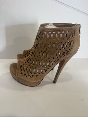 Aldo "Fulginiti" laser-cut stiletto booties